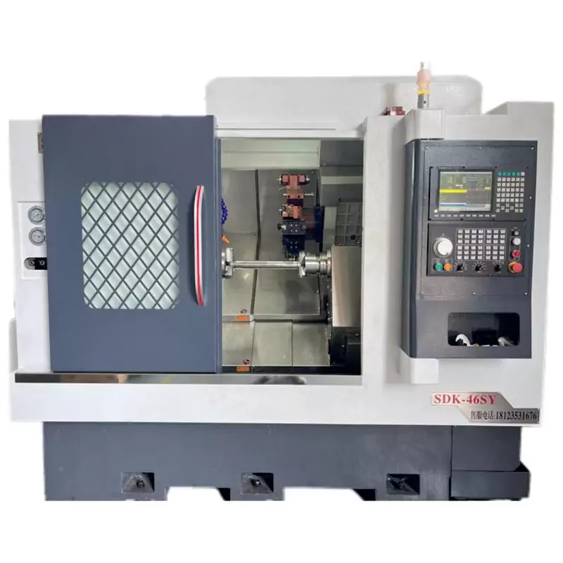 Dúbailte Meaisín CNC Turret idirshuite Y-Axis